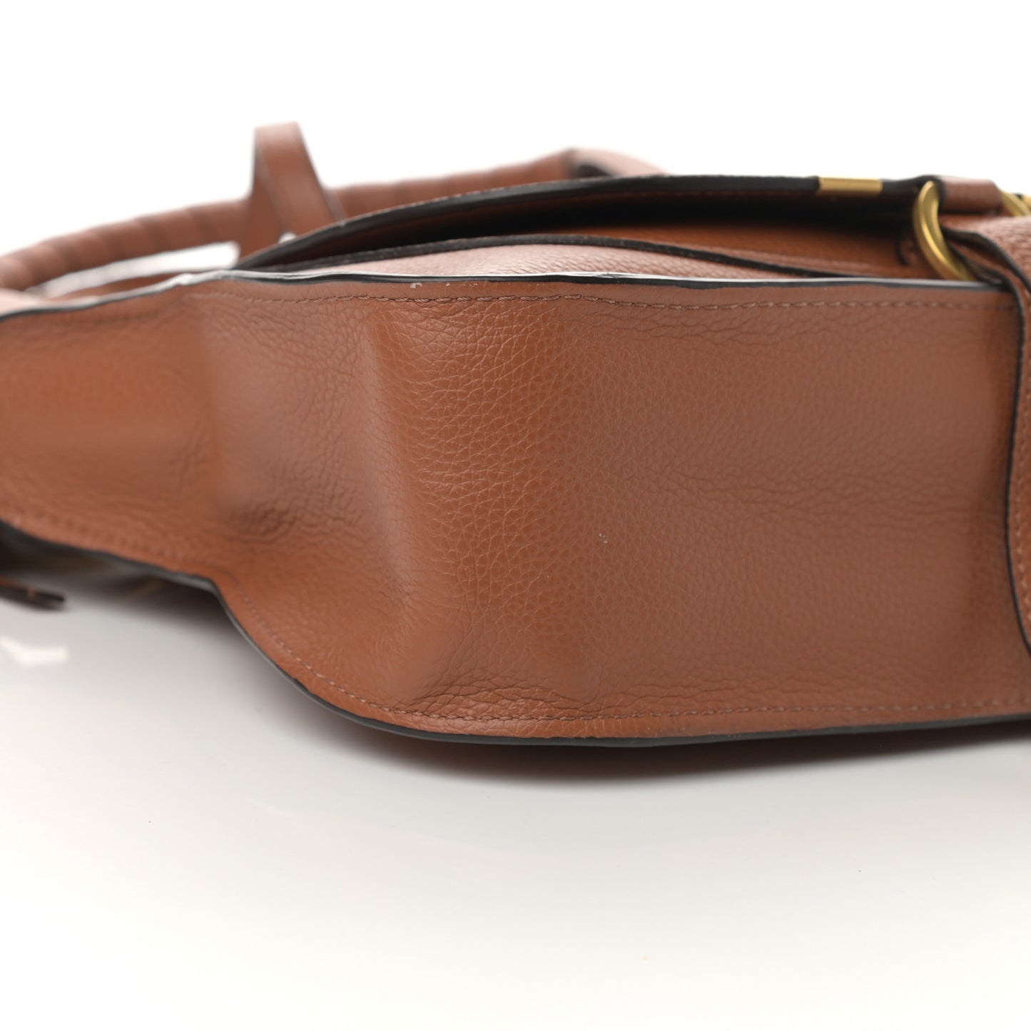 Calfskin Small Marcie Satchel Tan