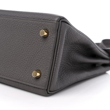 Hermes Togo Kelly Retourne 25 Etain 9 of 10