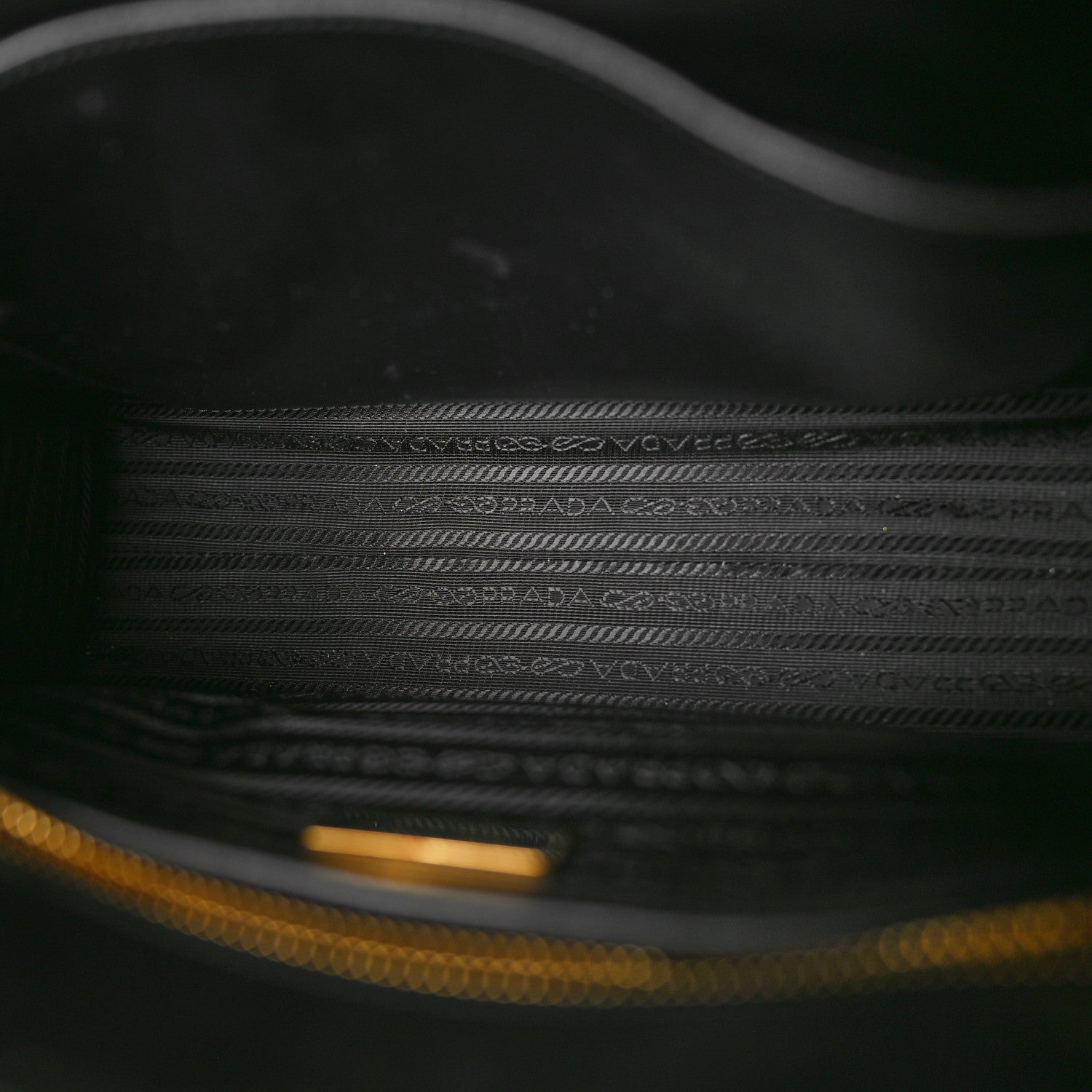 Prada Jacquard Saffiano Triangolo Symbole Embroidered Small Tote Black Corda 5 of 10