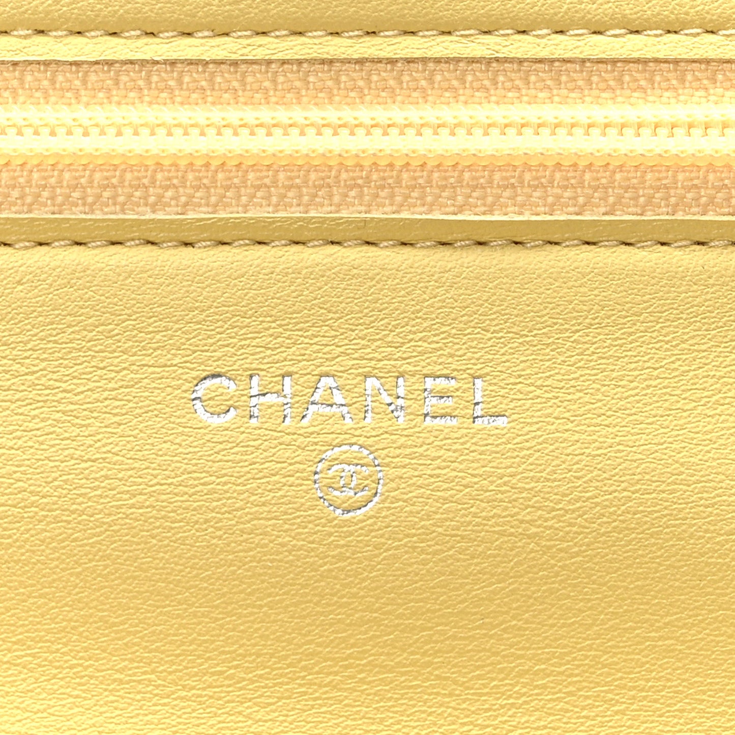 Patent CC Compact Wallet on Chain WOC Yellow