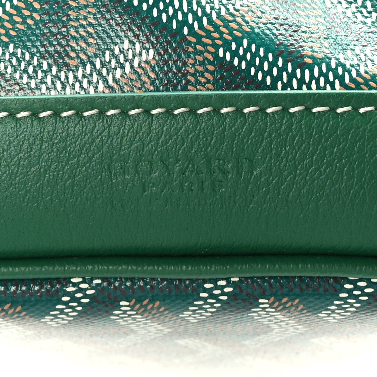 Goyard Goyardine Petit Flot Bucket Bag PM Green 6 of 10