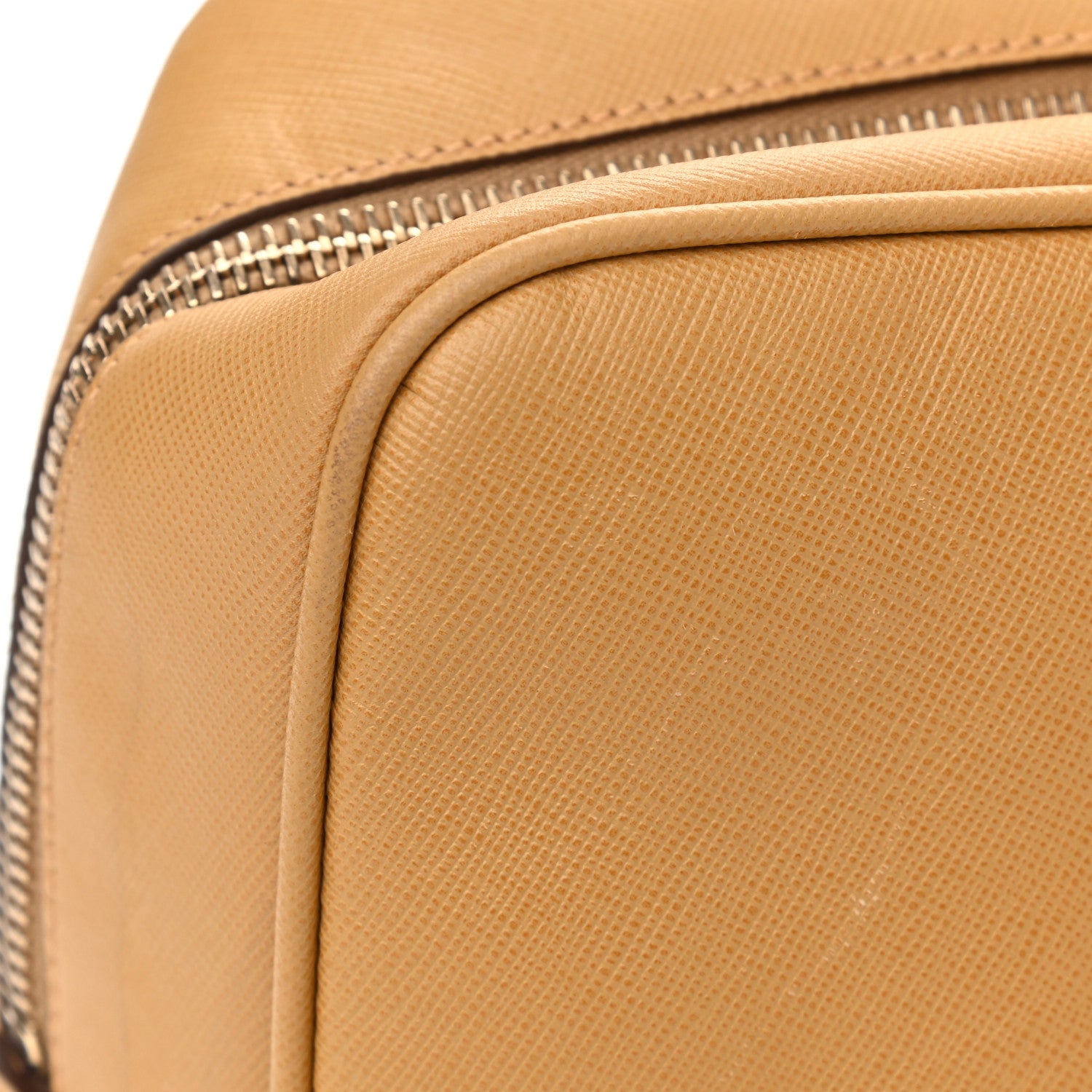 Prada Saffiano Lux Bowler Caramel 7 of 17