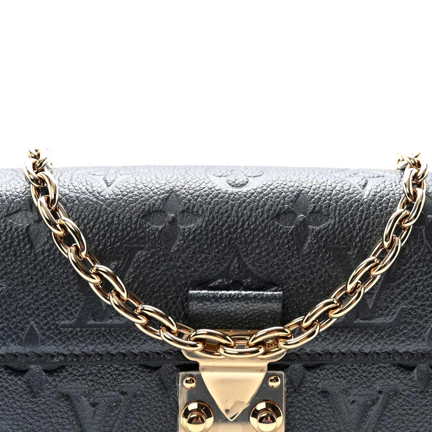 Metallic Empreinte Metis Wallet On Chain Navy Nacre