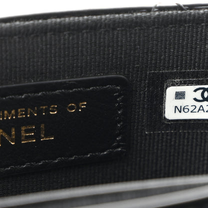 Chanel Patent Calfskin Quilted Mini Clutch Black 7 of 10