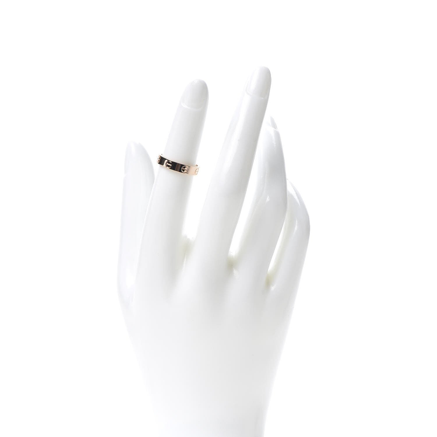 Cartier 18K Pink Gold 3.5mm LOVE Wedding Band Ring 48 4.5 2 of 5