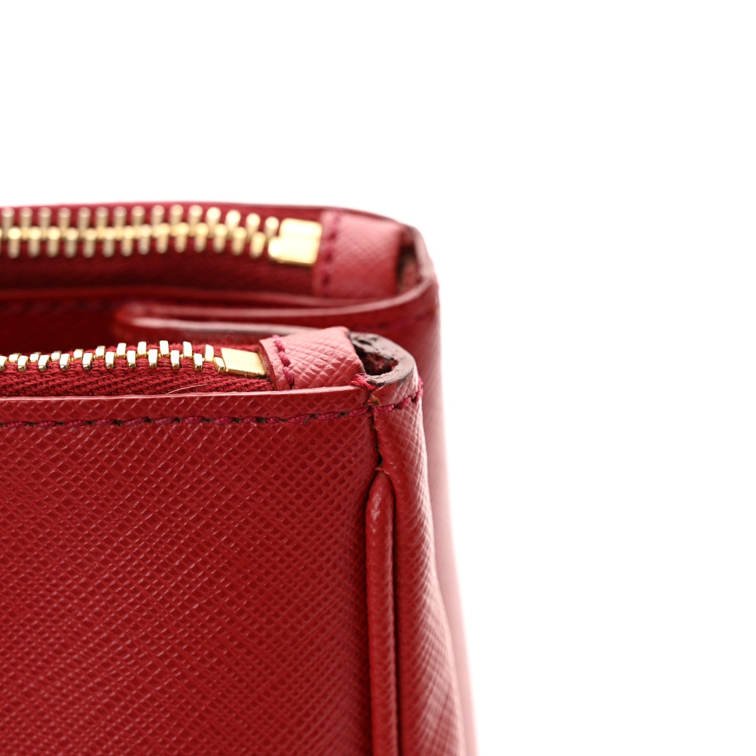 Prada Saffiano Lux Medium Galleria Double Zip Tote Fuoco 15 of 19