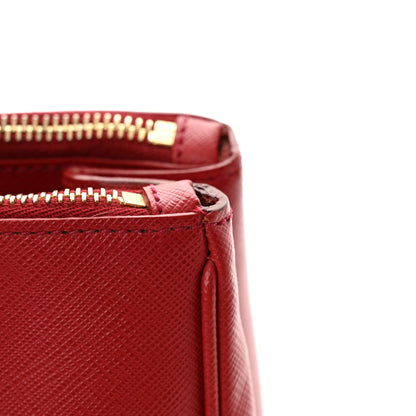 Prada Saffiano Lux Medium Galleria Double Zip Tote Fuoco 15 of 19