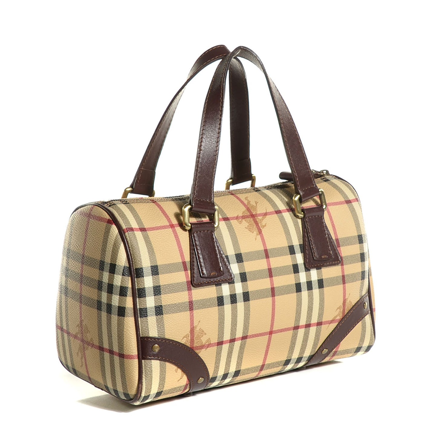 Haymarket Check Studded Bowler Brown