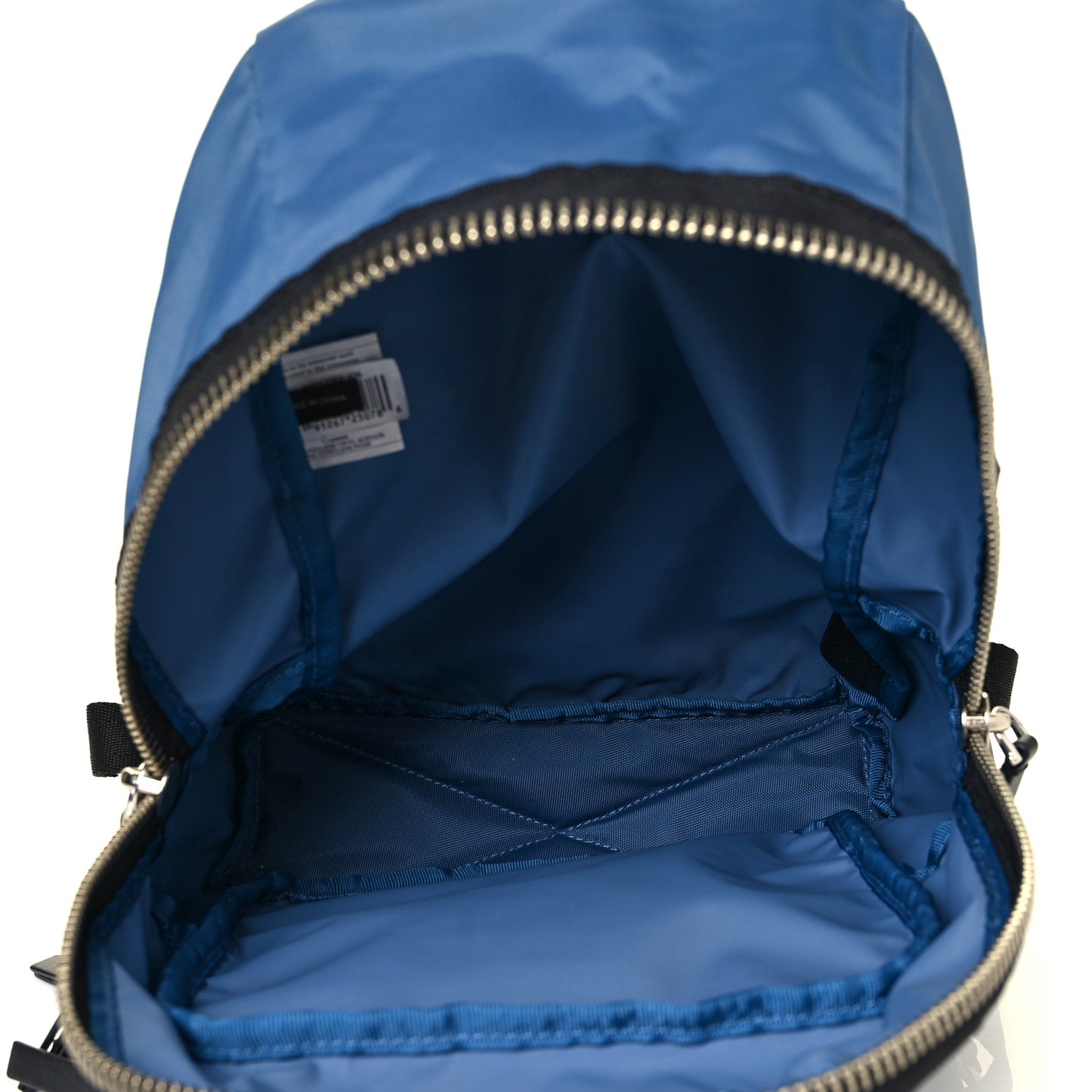 Nylon Biker Backpack Blue