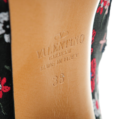 Valentino Garavani Brocade Camugarden Embroidered Knee Boots Nero Black 38 7 of 10