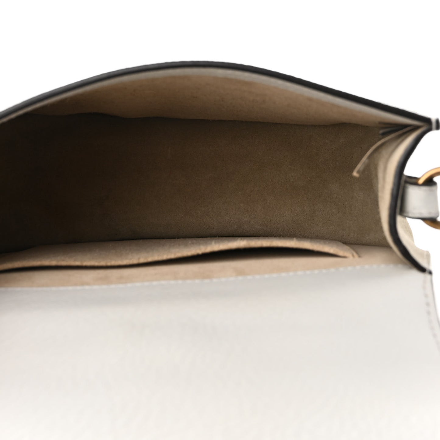 Calfskin Suede Medium Nile Bracelet Bag Cloudy Blue