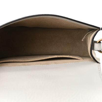 Chloe Calfskin Suede Medium Nile Bracelet Bag Cloudy Blue 5 of 9