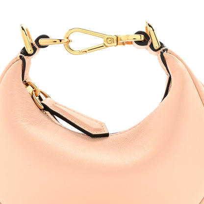 Fendi Vitello Grace Matte Nano Fendigraphy Hobo Charm Light Rose 8 of 13