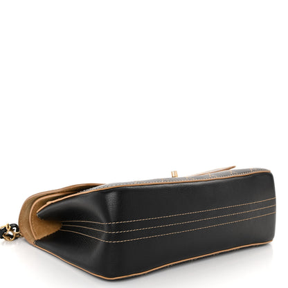 Chanel Calfskin Stitched Jumbo Double Flap Black 4 of 12