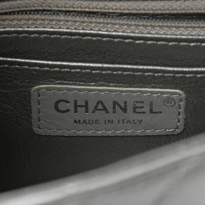 Chanel Metallic Lambskin Quilted Mini Rectangular Flap Silver 6 of 14