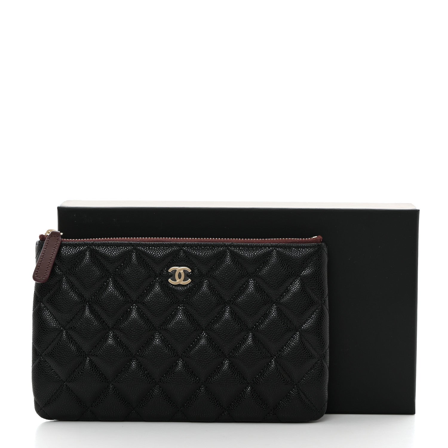 Chanel Caviar Quilted Small Zipped Pouch Black 8 of 8
