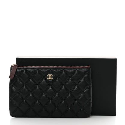 Chanel Caviar Quilted Small Zipped Pouch Black 8 of 8