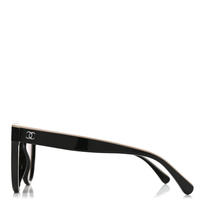 Chanel Acetate CC Butterfly Sunglasses 5414 Black Beige 9 of 14