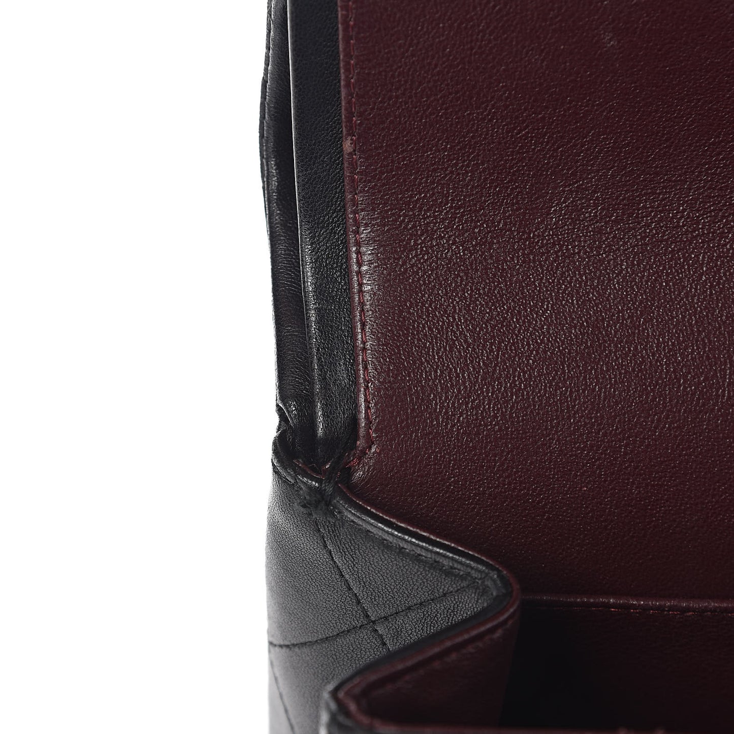 Lambskin Quilted Jumbo Double Flap Black
