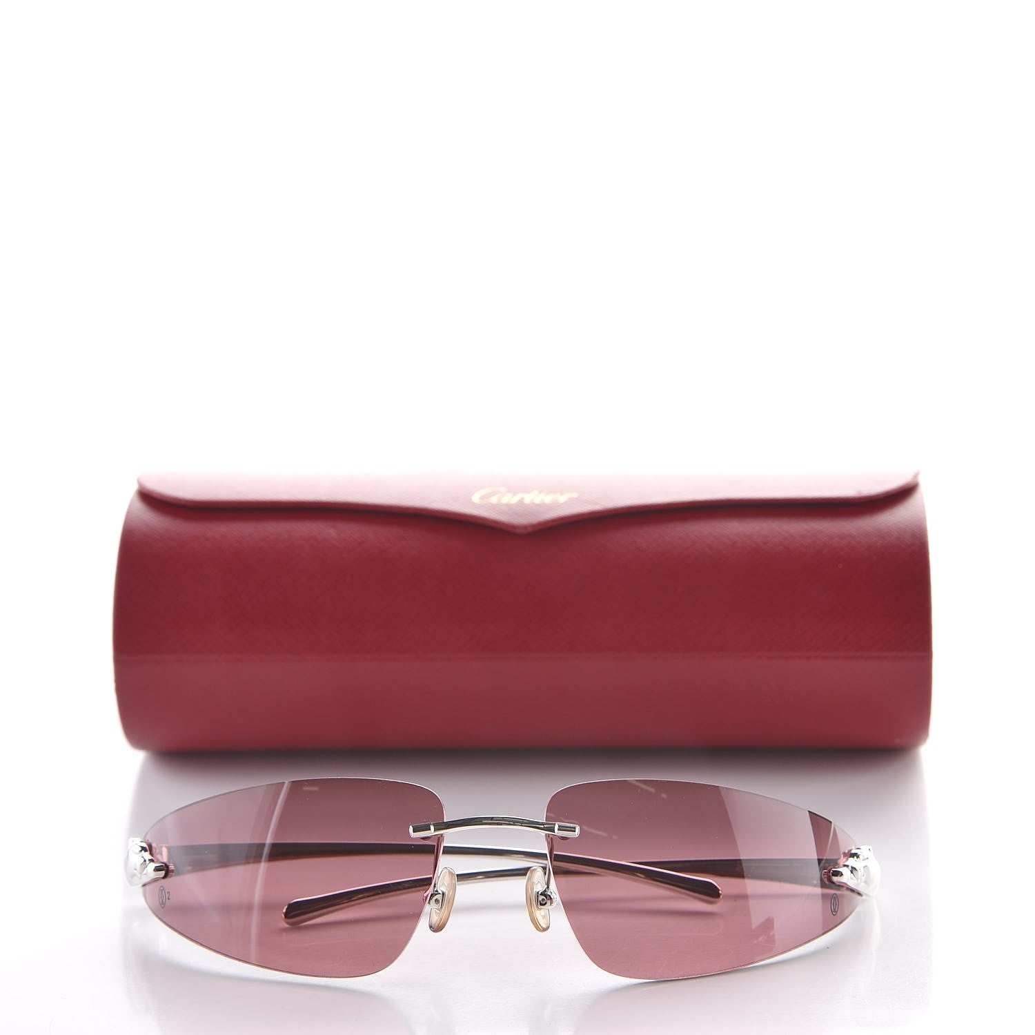 Cartier Panthere De Sunglasses Purple 8 of 8