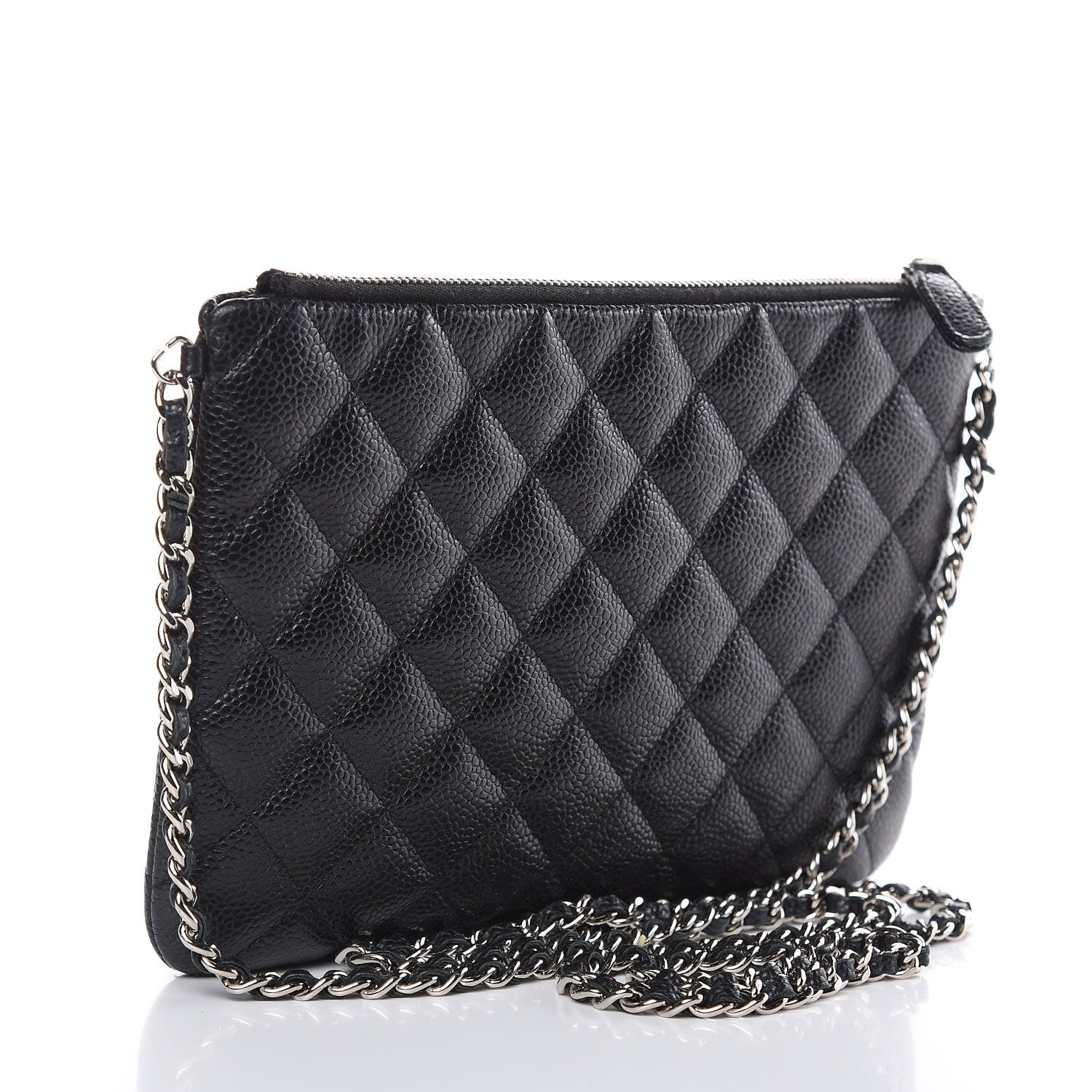 Chanel Caviar Quilted Daily Zip Crossbody Bag Black 3 of 11