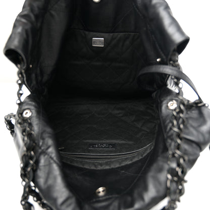 Chanel Shiny Calfskin Quilted Small Chanel 22 So Black 6 of 11