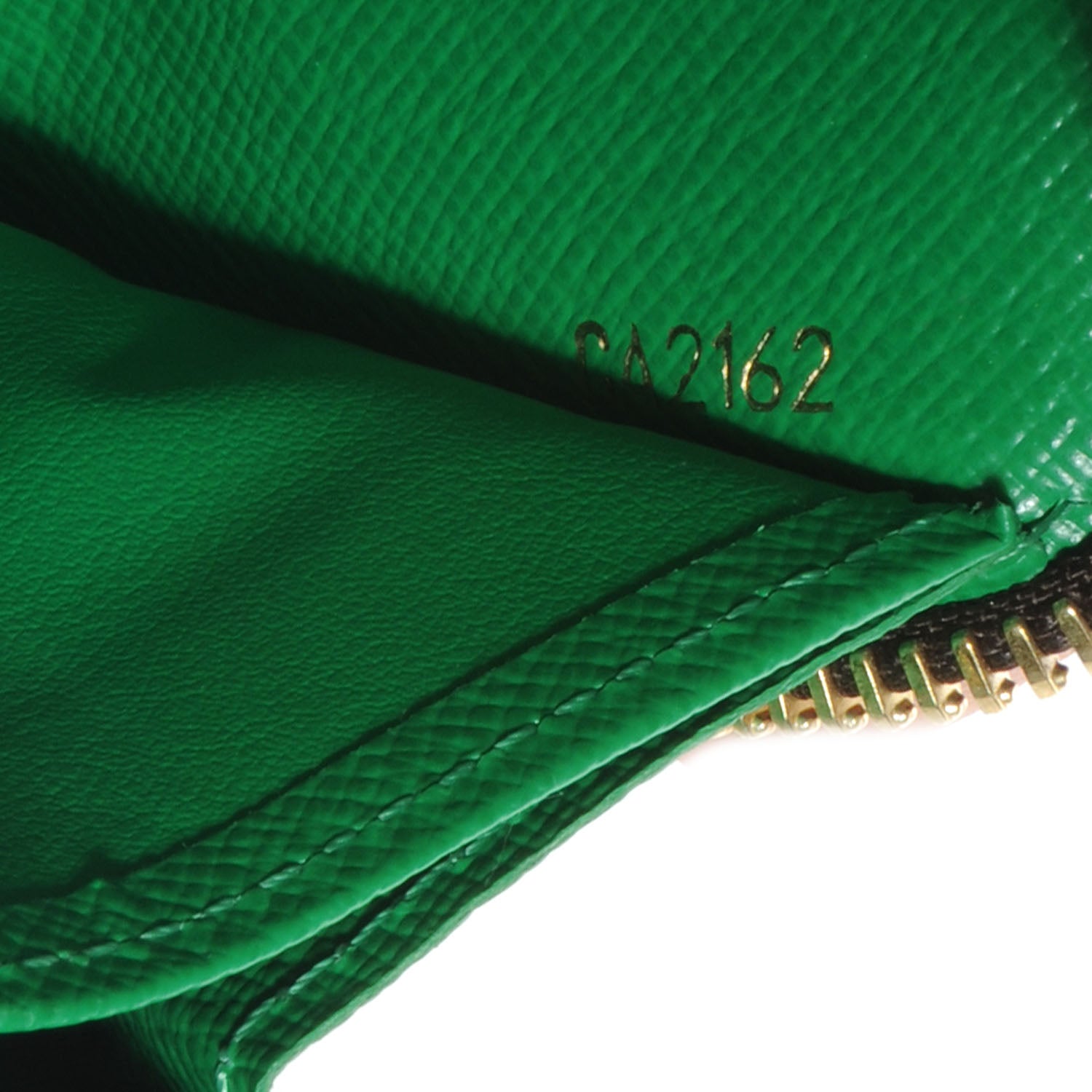 Louis Vuitton Monogram Kusama Pumpkin Dots Zippy Wallet Green 7 of 7