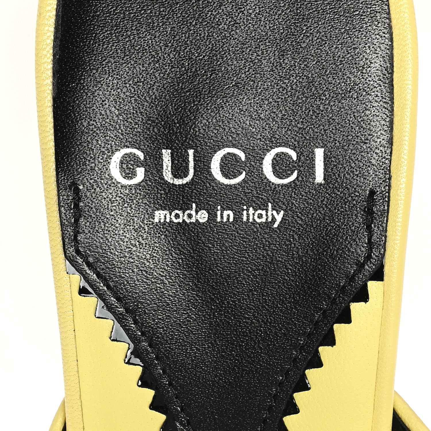 Gucci Malaga Kid Interlocking G Sandals 38 Banana 8 of 10