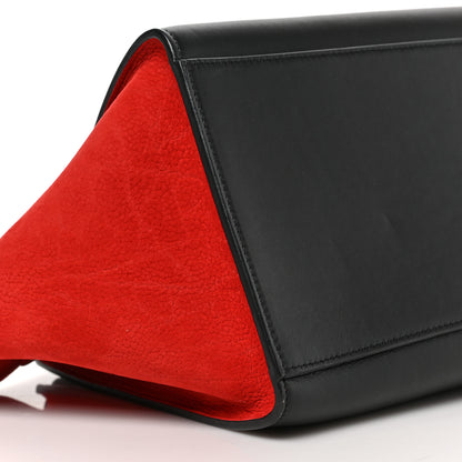 Celine Bullhide Calfskin Medium Tri-Color Trapeze Carmin 7 of 8