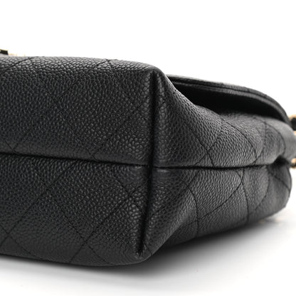 Chanel Caviar Quilted Small City Walk Flap Black 10 of 11
