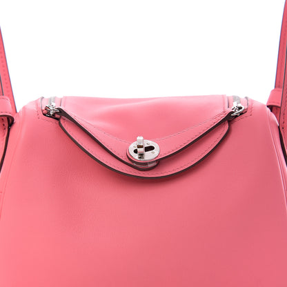 Hermes Swift Mini Lindy 20 Rose Ete 6 of 9
