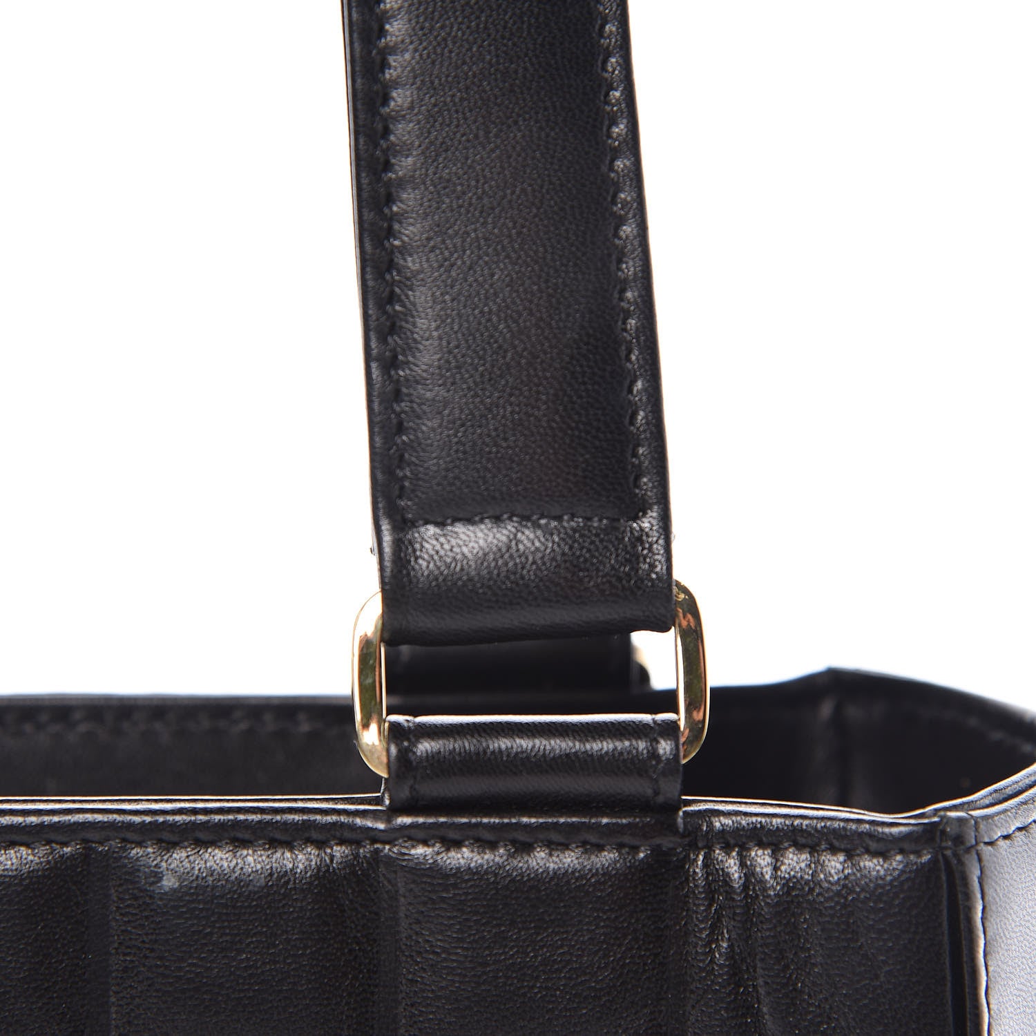 Chanel Lambskin Quilted Chocolate Bar Tote Black 9 of 17