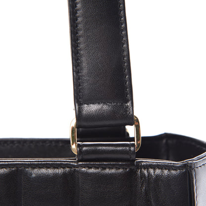 Chanel Lambskin Quilted Chocolate Bar Tote Black 9 of 17