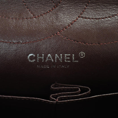 Chanel Distressed Leather 2.55 Reissue 227 Jumbo Flap Black 7 of 9