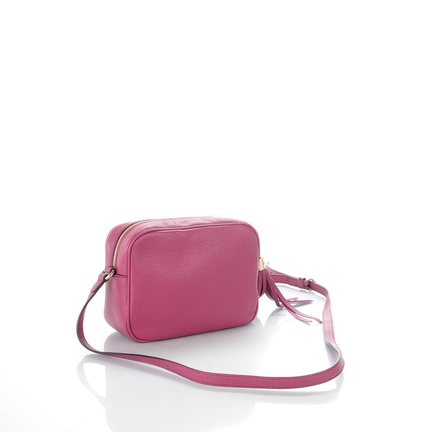 Gucci Pebbled Calfskin Small Soho Disco Bag Peonia Flower 3 of 7