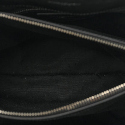 Saint Laurent Calfskin Y Quilted Monogram Large Loulou Shopper Black 5 of 10