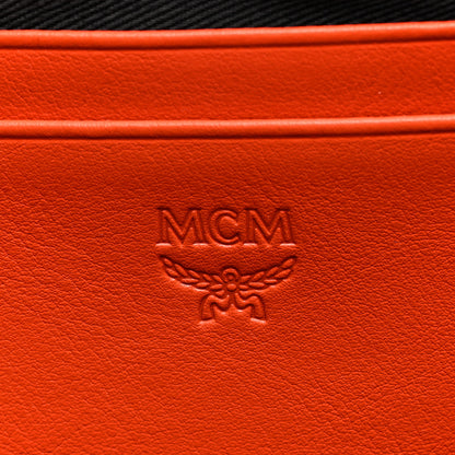 MCM Visetos Reflective Nylon Mini iPad Case Black 6 of 6
