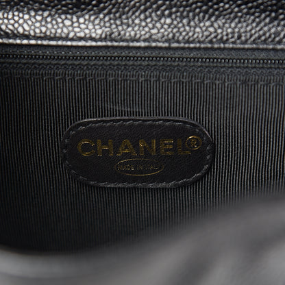 Chanel Caviar CC Backpack Black 5 of 10