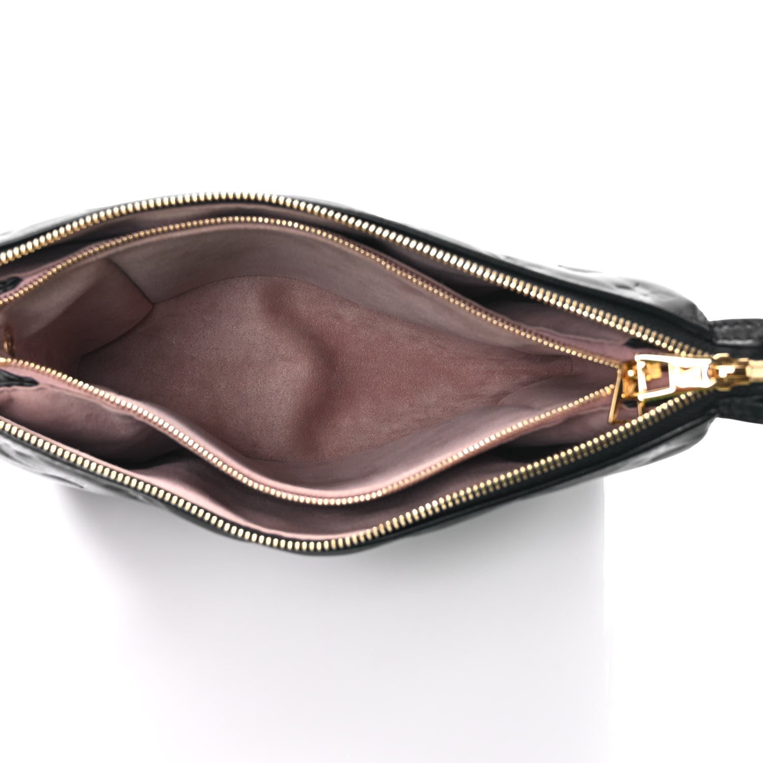 Louis Vuitton Lambskin Embossed Monogram Coussin PM Black 5 of 9