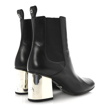 Gucci Nappa Charlotte Ankle Boots 37 Black 5 of 10