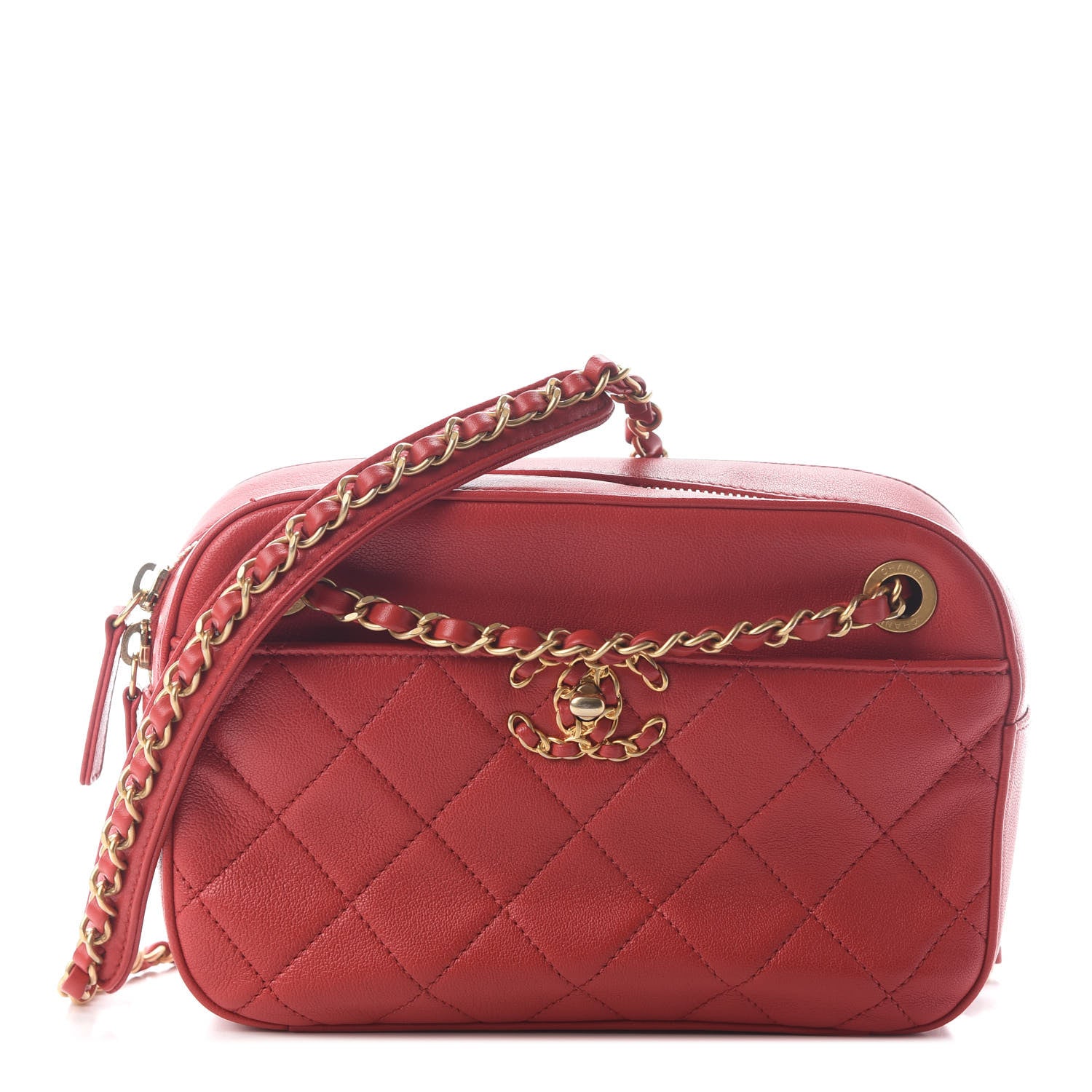 Chanel Goatskin Quilted Chanel 19 Camera Case Pink 1 of 8