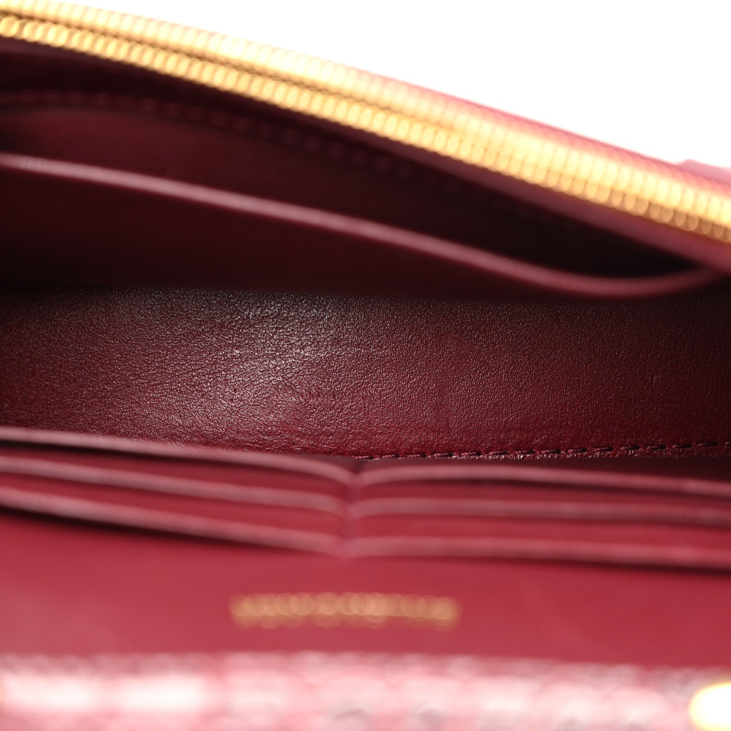 Balenciaga Shiny Calfskin Crocodile Embossed Hourglass Chain Bag Dark Red 5 of 11