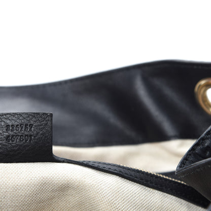 Gucci Guccissima Medium Emily Shoulder Bag Black 9 of 10