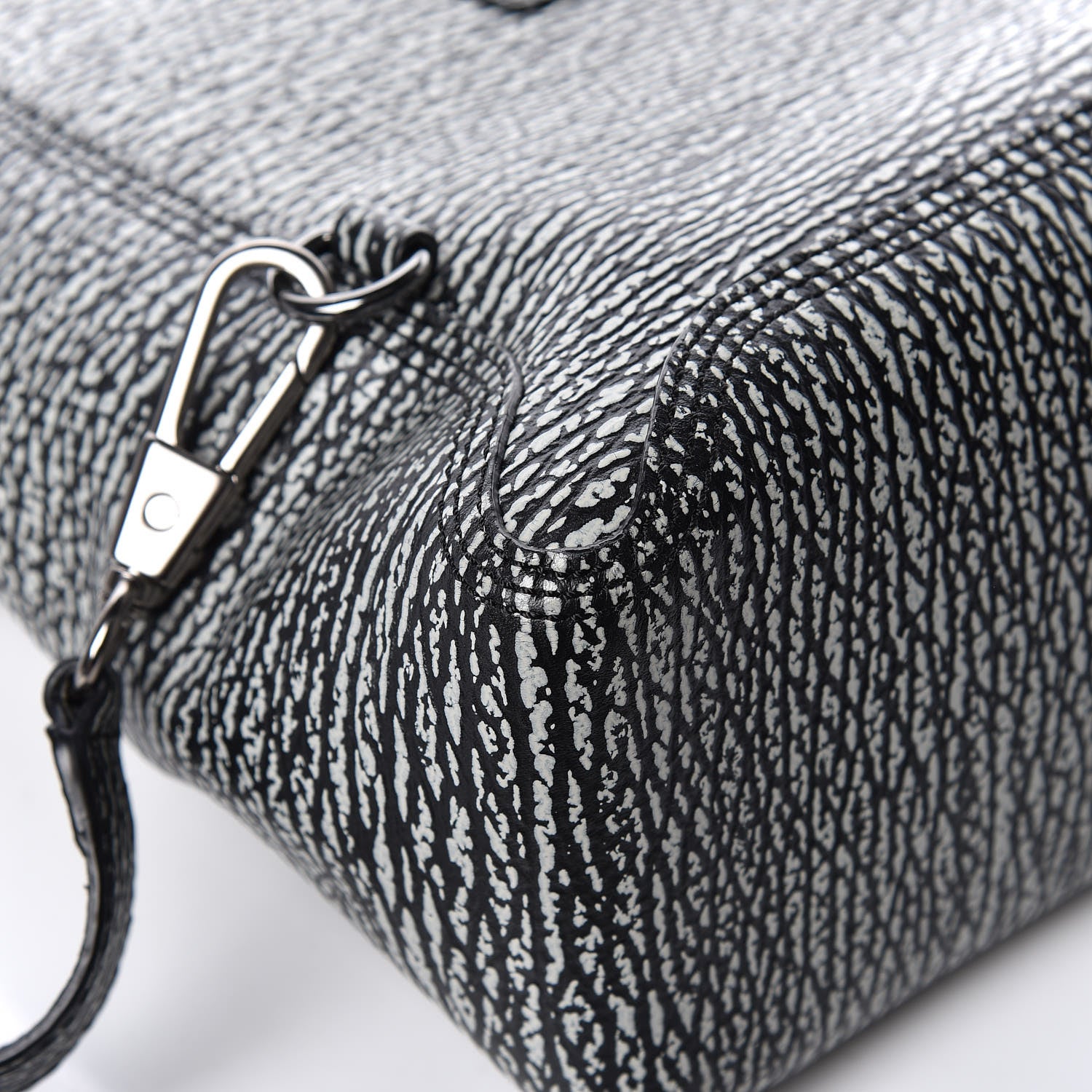 3.1 Phillip Lim 3.1 Textured Calfskin Pashli Backpack Black Cream 13 of 13