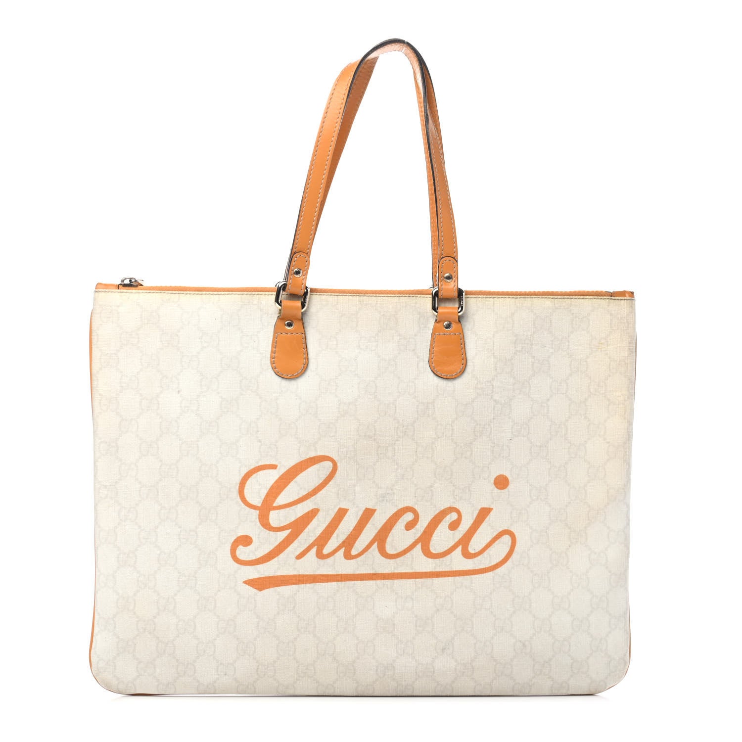 Gucci GG Plus Monogram Flat Tote Yellow 1 of 4