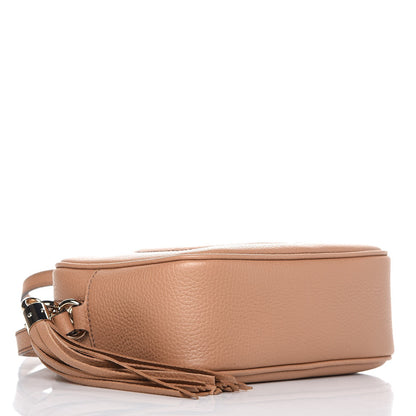 Gucci Pebbled Calfskin Small Soho Disco Bag Camelia 4 of 7