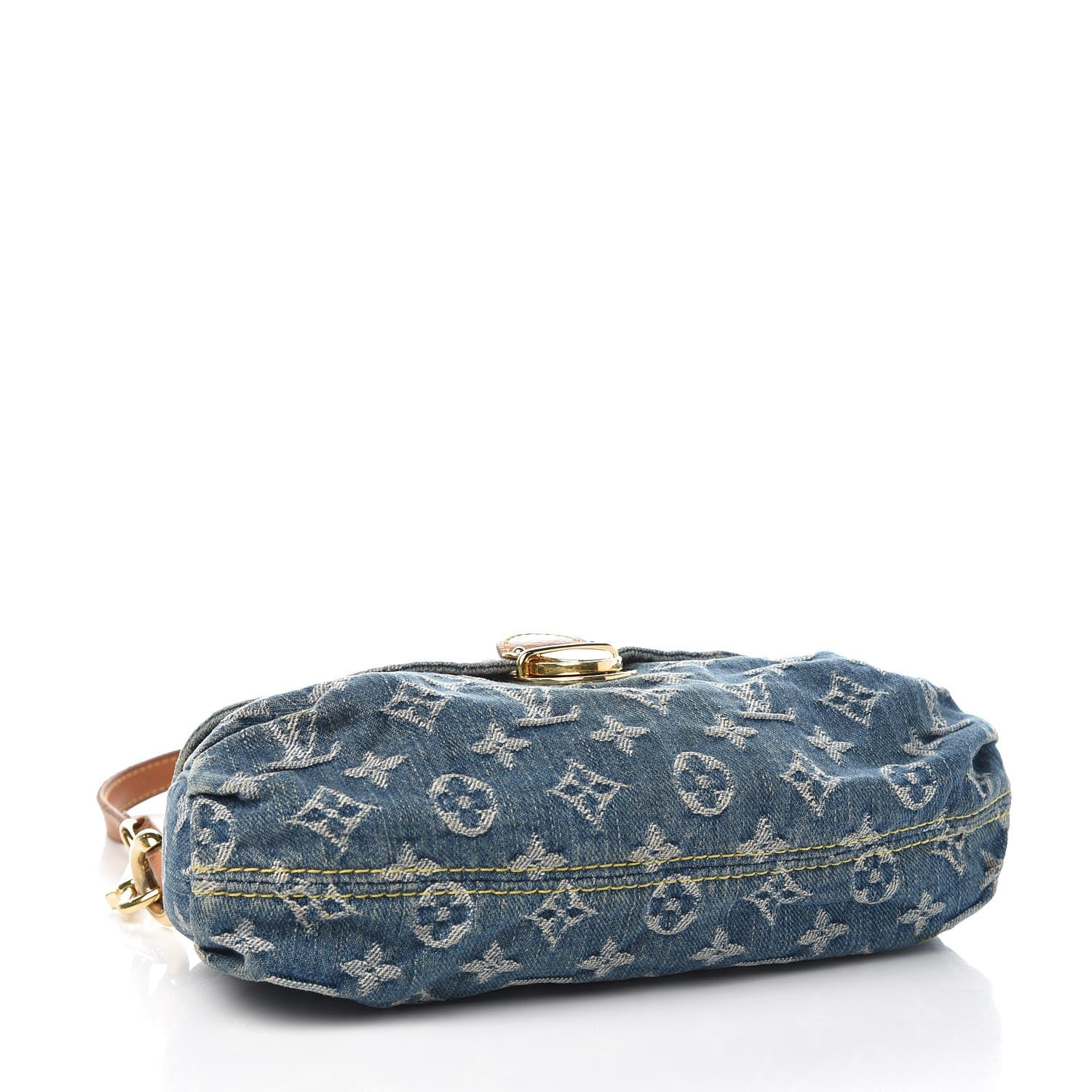 Louis Vuitton Monogram Denim Mini Pleaty Blue 4 of 9