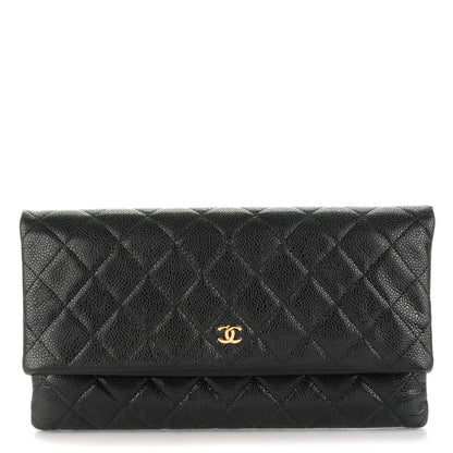 Chanel Caviar Quilted CC Beauty Clutch Black 1 of 5