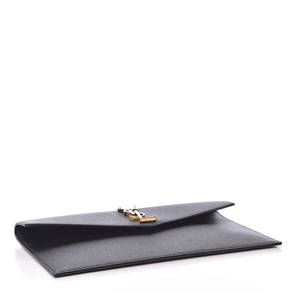 Saint Laurent Grain De Poudre Uptown Pouch Black 4 of 8