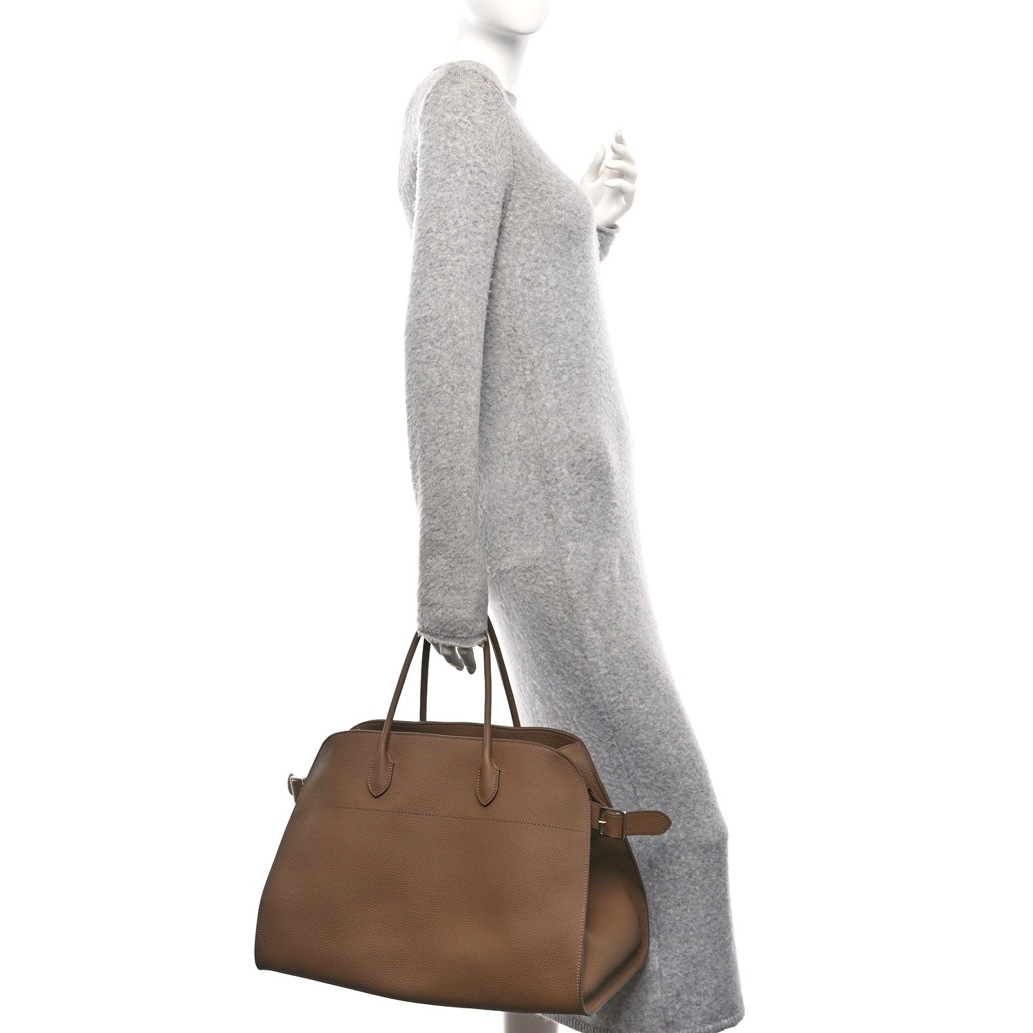 The Row Matte Grained Calfskin Soft Margaux 17 Chevre 2 of 9